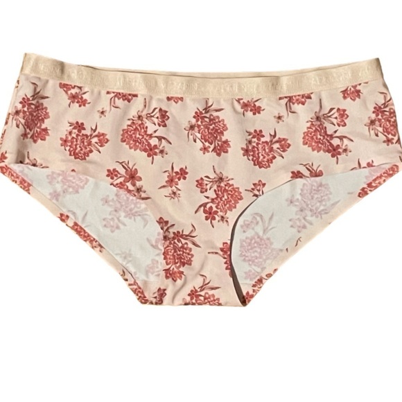 Adrienne Vittadini Pink Floral Bikini Panties Size Large - Picture 1 of 3